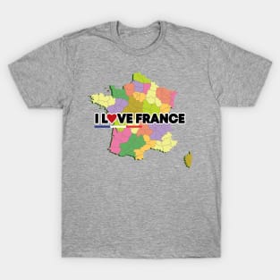 I Love France T-Shirt